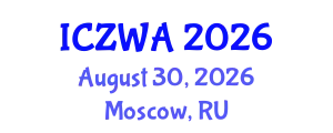 International Conference on Zoology and Wild Animals (ICZWA) August 30, 2026 - Moscow, Russia