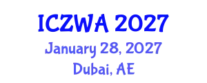 International Conference on Zoology and Wild Animals (ICZWA) January 28, 2027 - Dubai, United Arab Emirates
