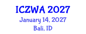 International Conference on Zoology and Wild Animals (ICZWA) January 14, 2027 - Bali, Indonesia