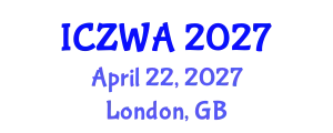International Conference on Zoology and Wild Animals (ICZWA) April 22, 2027 - London, United Kingdom