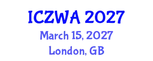 International Conference on Zoology and Wild Animals (ICZWA) March 15, 2027 - London, United Kingdom