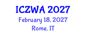 International Conference on Zoology and Wild Animals (ICZWA) February 18, 2027 - Rome, Italy