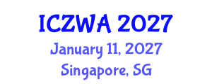 International Conference on Zoology and Wild Animals (ICZWA) January 11, 2027 - Singapore, Singapore