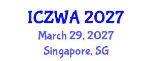 International Conference on Zoology and Wild Animals (ICZWA) March 29, 2027 - Singapore, Singapore