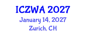 International Conference on Zoology and Wild Animals (ICZWA) January 14, 2027 - Zurich, Switzerland