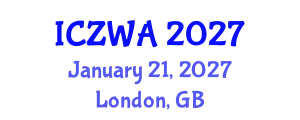 International Conference on Zoology and Wild Animals (ICZWA) January 21, 2027 - London, United Kingdom