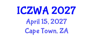 International Conference on Zoology and Wild Animals (ICZWA) April 15, 2027 - Cape Town, South Africa