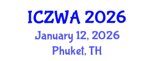 International Conference on Zoology and Wild Animals (ICZWA) January 12, 2026 - Phuket, Thailand