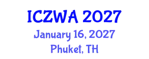 International Conference on Zoology and Wild Animals (ICZWA) January 16, 2027 - Phuket, Thailand