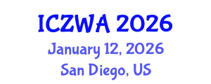 International Conference on Zoology and Wild Animals (ICZWA) January 12, 2026 - San Diego, United States