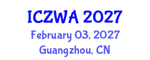 International Conference on Zoology and Wild Animals (ICZWA) February 03, 2027 - Guangzhou, China