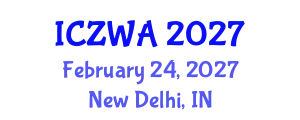 International Conference on Zoology and Wild Animals (ICZWA) February 24, 2027 - New Delhi, India
