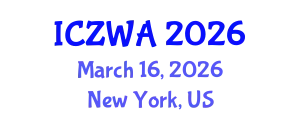 International Conference on Zoology and Wild Animals (ICZWA) March 16, 2026 - New York, United States