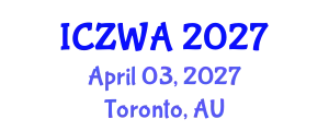 International Conference on Zoology and Wild Animals (ICZWA) April 03, 2027 - Toronto, Australia