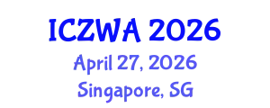 International Conference on Zoology and Wild Animals (ICZWA) April 27, 2026 - Singapore, Singapore