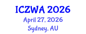 International Conference on Zoology and Wild Animals (ICZWA) April 27, 2026 - Sydney, Australia