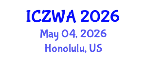 International Conference on Zoology and Wild Animals (ICZWA) May 04, 2026 - Honolulu, United States