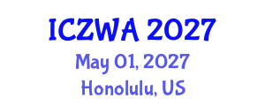 International Conference on Zoology and Wild Animals (ICZWA) May 01, 2027 - Honolulu, United States