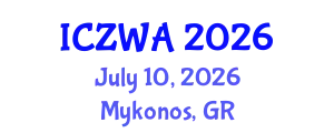 International Conference on Zoology and Wild Animals (ICZWA) July 10, 2026 - Mykonos, Greece