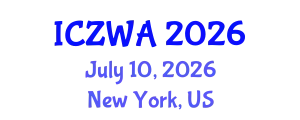 International Conference on Zoology and Wild Animals (ICZWA) July 10, 2026 - New York, United States