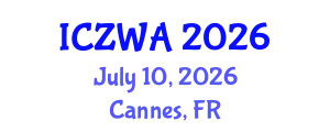 International Conference on Zoology and Wild Animals (ICZWA) July 10, 2026 - Cannes, France
