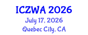 International Conference on Zoology and Wild Animals (ICZWA) July 17, 2026 - Quebec City, Canada