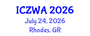International Conference on Zoology and Wild Animals (ICZWA) July 24, 2026 - Rhodes, Greece