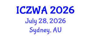International Conference on Zoology and Wild Animals (ICZWA) July 28, 2026 - Sydney, Australia