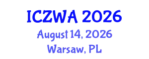 International Conference on Zoology and Wild Animals (ICZWA) August 14, 2026 - Warsaw, Poland