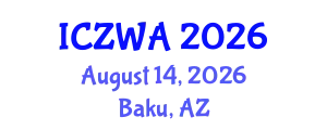 International Conference on Zoology and Wild Animals (ICZWA) August 14, 2026 - Baku, Azerbaijan