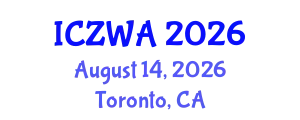 International Conference on Zoology and Wild Animals (ICZWA) August 14, 2026 - Toronto, Canada