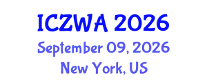 International Conference on Zoology and Wild Animals (ICZWA) September 09, 2026 - New York, United States