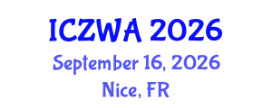 International Conference on Zoology and Wild Animals (ICZWA) September 16, 2026 - Nice, France