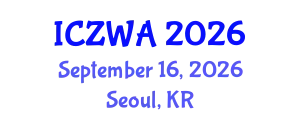 International Conference on Zoology and Wild Animals (ICZWA) September 16, 2026 - Seoul, Republic of Korea