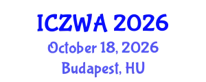 International Conference on Zoology and Wild Animals (ICZWA) October 18, 2026 - Budapest, Hungary