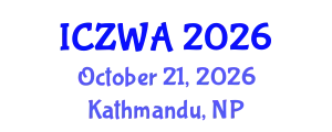 International Conference on Zoology and Wild Animals (ICZWA) October 21, 2026 - Kathmandu, Nepal
