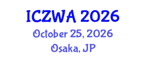International Conference on Zoology and Wild Animals (ICZWA) October 25, 2026 - Osaka, Japan