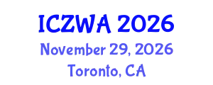 International Conference on Zoology and Wild Animals (ICZWA) November 29, 2026 - Toronto, Canada