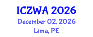 International Conference on Zoology and Wild Animals (ICZWA) December 02, 2026 - Lima, Peru