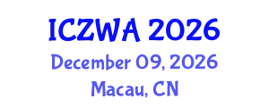International Conference on Zoology and Wild Animals (ICZWA) December 09, 2026 - Macau, China