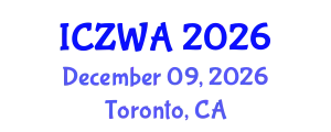 International Conference on Zoology and Wild Animals (ICZWA) December 09, 2026 - Toronto, Canada