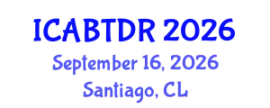 International Conference on Advanced Building Technologies and Disaster Reduction (ICABTDR) September 16, 2026 - Santiago, Chile
