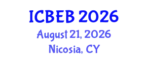 International Conference on Biomedical Engineering and Biosensors (ICBEB) August 21, 2026 - Nicosia, Cyprus