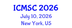 International Conference on Macromolecular and Supramolecular Chemistry (ICMSC) July 10, 2026 - New York, United States