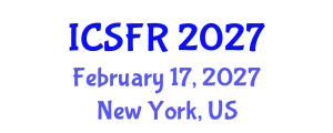 International Conference on Shale Fuel Reserves (ICSFR) February 17, 2027 - New York, United States