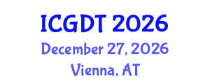 International Conference on Geophysics and Earthquake (ICGDT) December 27, 2026 - Vienna, Austria