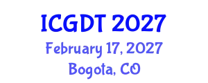 International Conference on Geophysics and Earthquake (ICGDT) February 17, 2027 - Bogota, Colombia