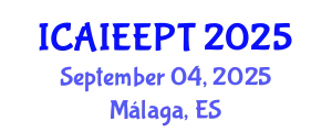 International Conference on Advanced Industrial Engineering and Electronic Packaging Technologies (ICAIEEPT) September 04, 2025 - Málaga, Spain