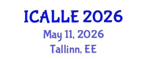 International Conference on Advanced Linguistics and Language Education (ICALLE) May 11, 2026 - Tallinn, Estonia