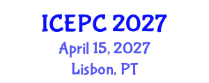 International Conference on Ethnopharmacology and Pharmaceutical Chemistry (ICEPC) April 15, 2027 - Lisbon, Portugal
